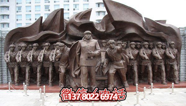 抗戰(zhàn)時期銅雕雕塑，緬懷那段英雄時光