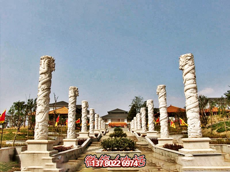 傳統(tǒng)工藝石雕龍柱，傳承古老文化