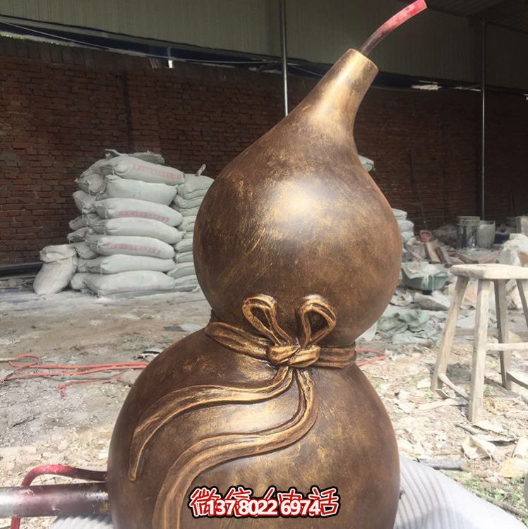 萬用銅雕葫蘆，集家居裝飾、鎮(zhèn)宅辟邪、雕塑藝術(shù)于一體