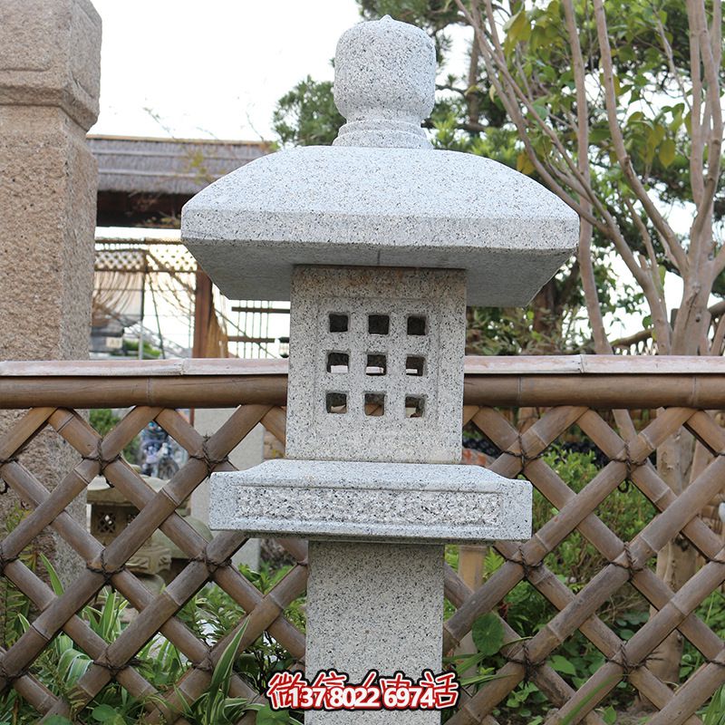 太陽能仿古青石石頭燈，為中式別墅、酒店戶外裝飾