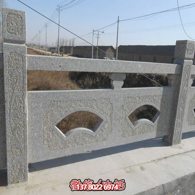 精美大理石護(hù)欄雕塑，讓?xiě)敉夂拥栏用烙^