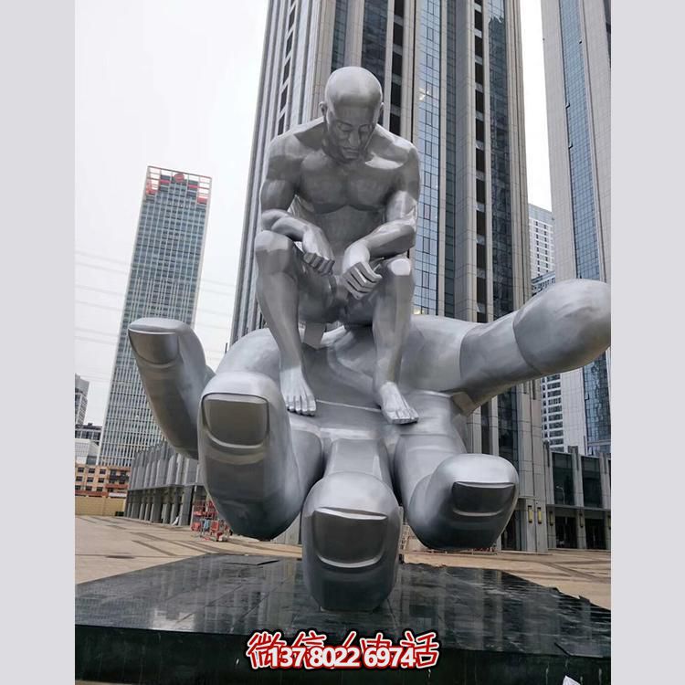 大型不銹鋼創(chuàng)意人物景觀雕塑——鐫刻在商業(yè)街、商業(yè)廣場的精美絕倫