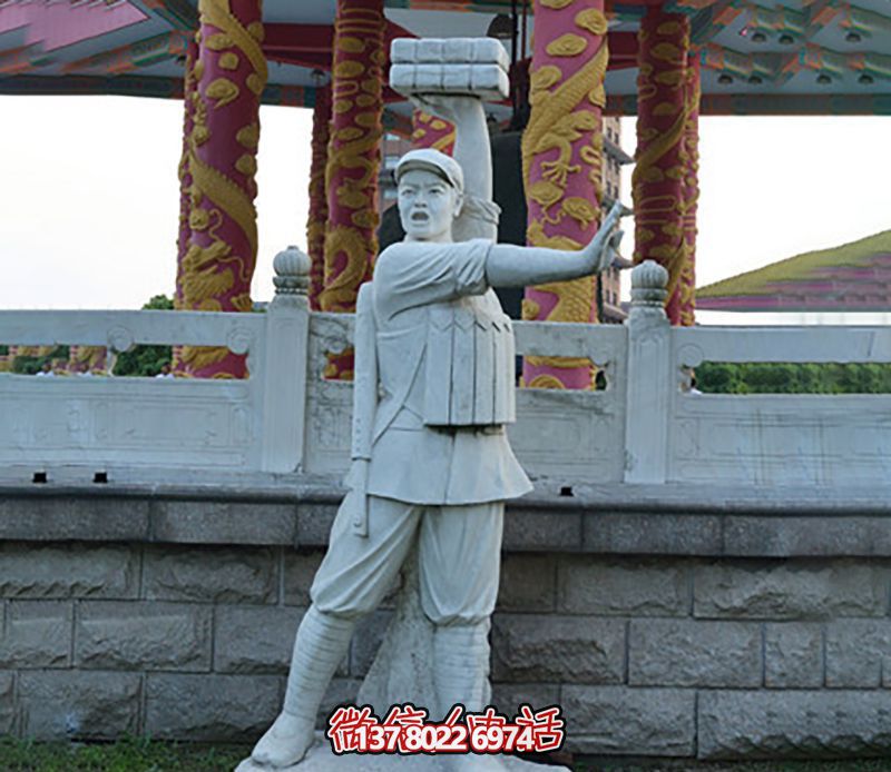 董存瑞景觀雕塑，點綴廣場景觀