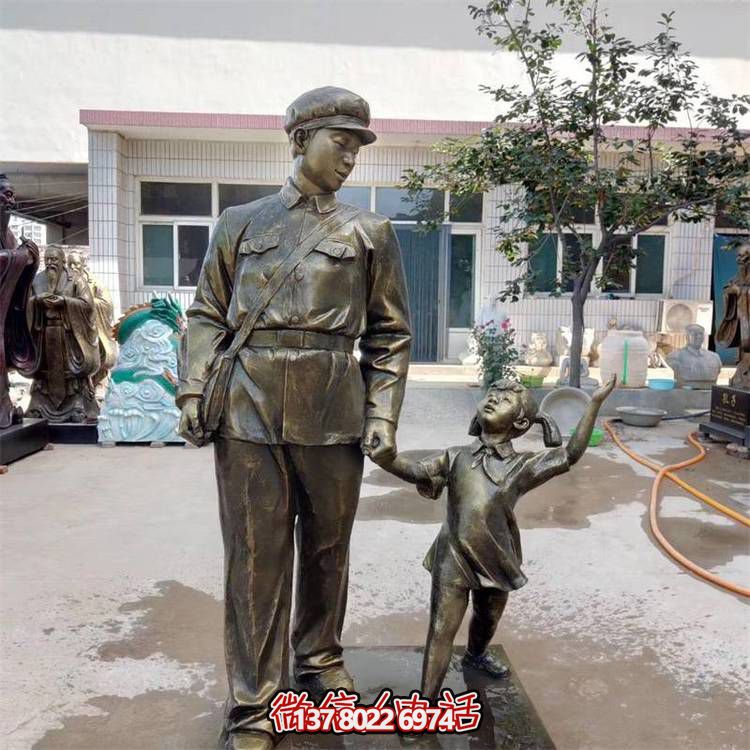 玻璃鋼雕塑，傳承名人精神，校園記憶經(jīng)典