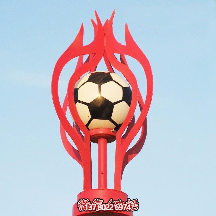 不銹鋼運(yùn)動(dòng)主題戶(hù)外創(chuàng)意雕塑足球