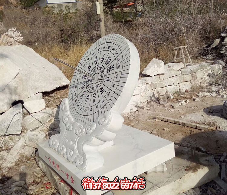 精致日晷雕塑，為你的戶外景區(qū)帶來創(chuàng)意石雕裝飾