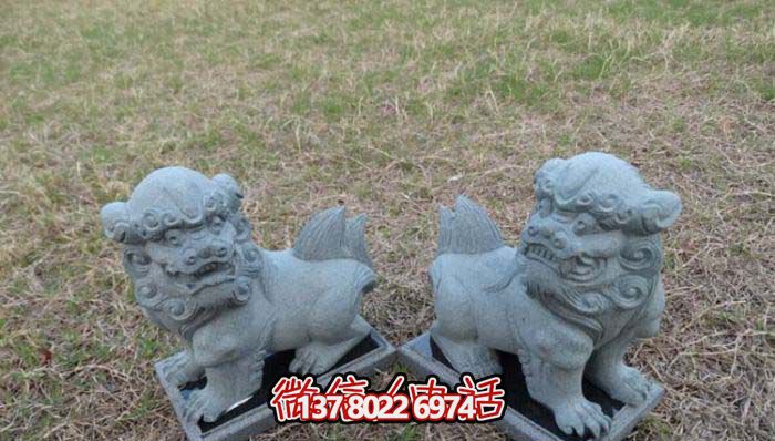 精美創意獅子大理石擺件，為戶外園林景觀增添更多美感